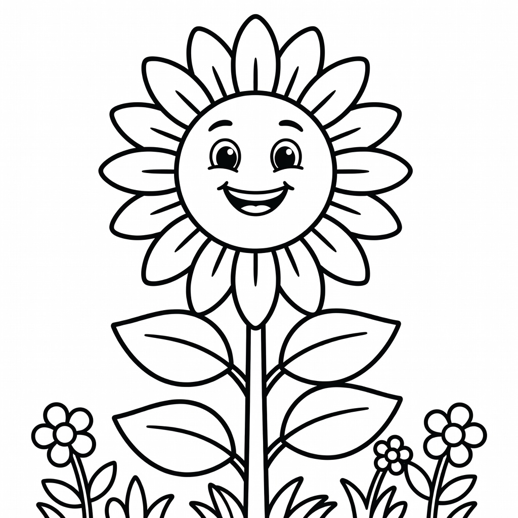Redbud tree coloring page