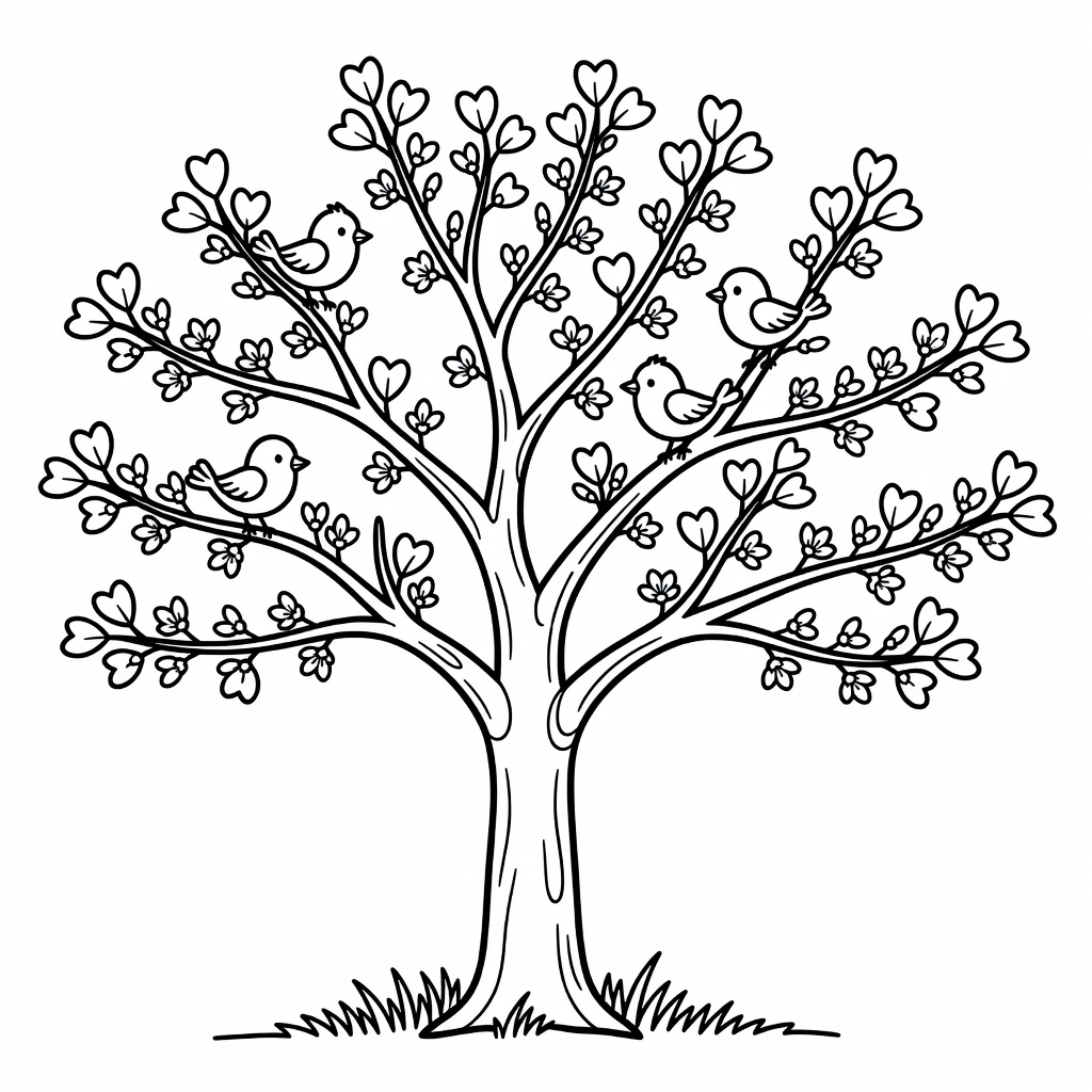 Sunflower coloring page